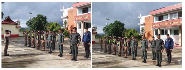 งาน ป.ร่วมลงแถวเคารพธงชาติตรวจเครื่องแต่งกายและทรงผม วันที่ 4 พฤศจิกายน 2567