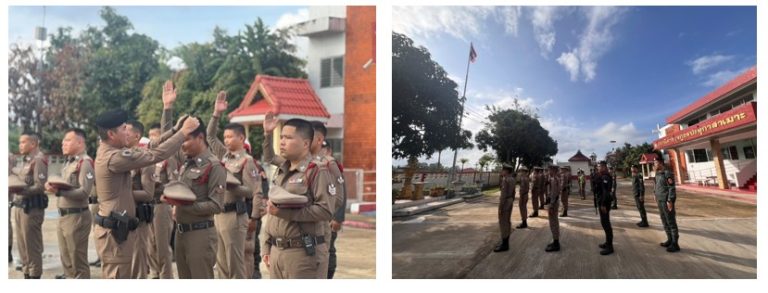 งาน ป. ร่วมลงแถวเคารพธงชาติตรวจเครื่องแต่งกายและทรงผม วันที่ 3 กุมภาพันธ์