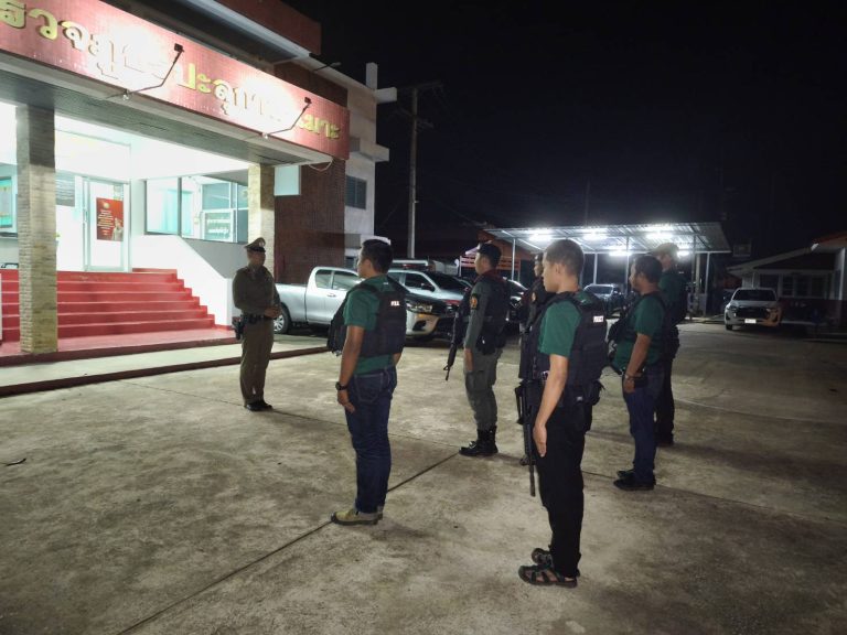 พ.ต.ท.กิตติศักดิ์ แก้วมี สว.สภ.ปะลุกาสาเมาะ ว.4 กวดขันการแข่งรถในทาง  วันที่ 2 เมษายน พ.ศ.2568