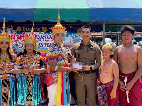 พ.ต.ต.ขุมทรัพย์ หอมบุตร ร่วมกิจกรรมวันสงกรานต์ พ.ศ.2569 ณ วัดเชิงเขา